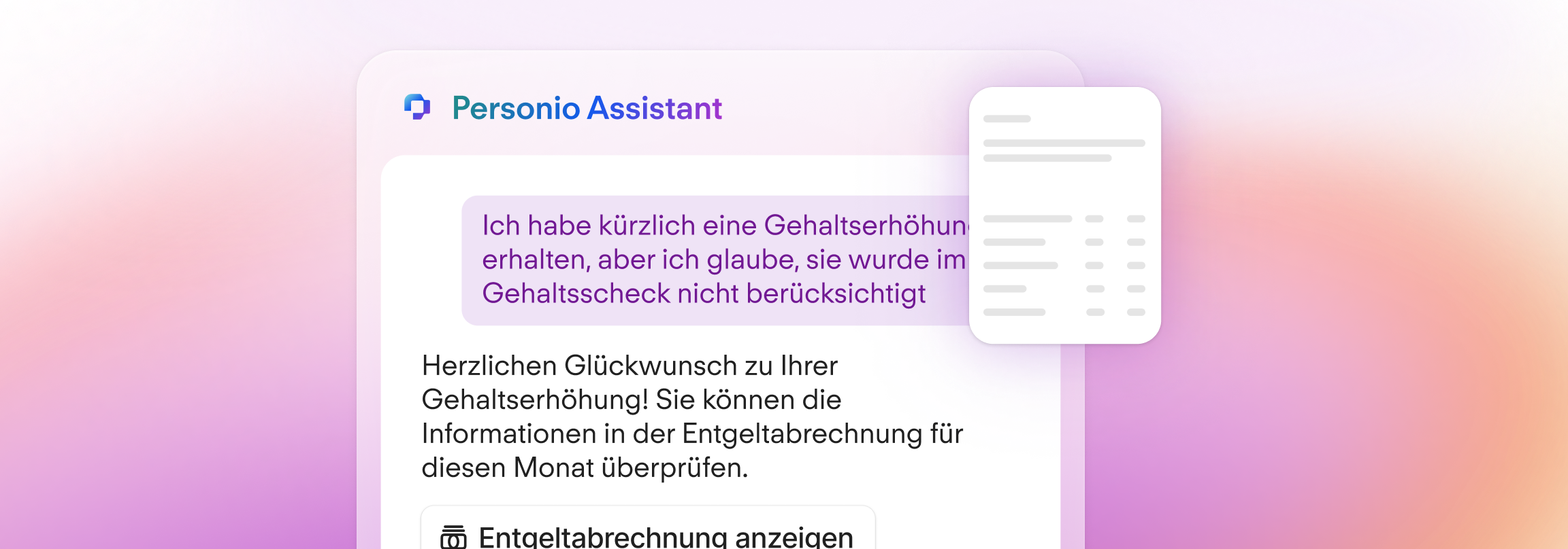Personio Assistant for Employees