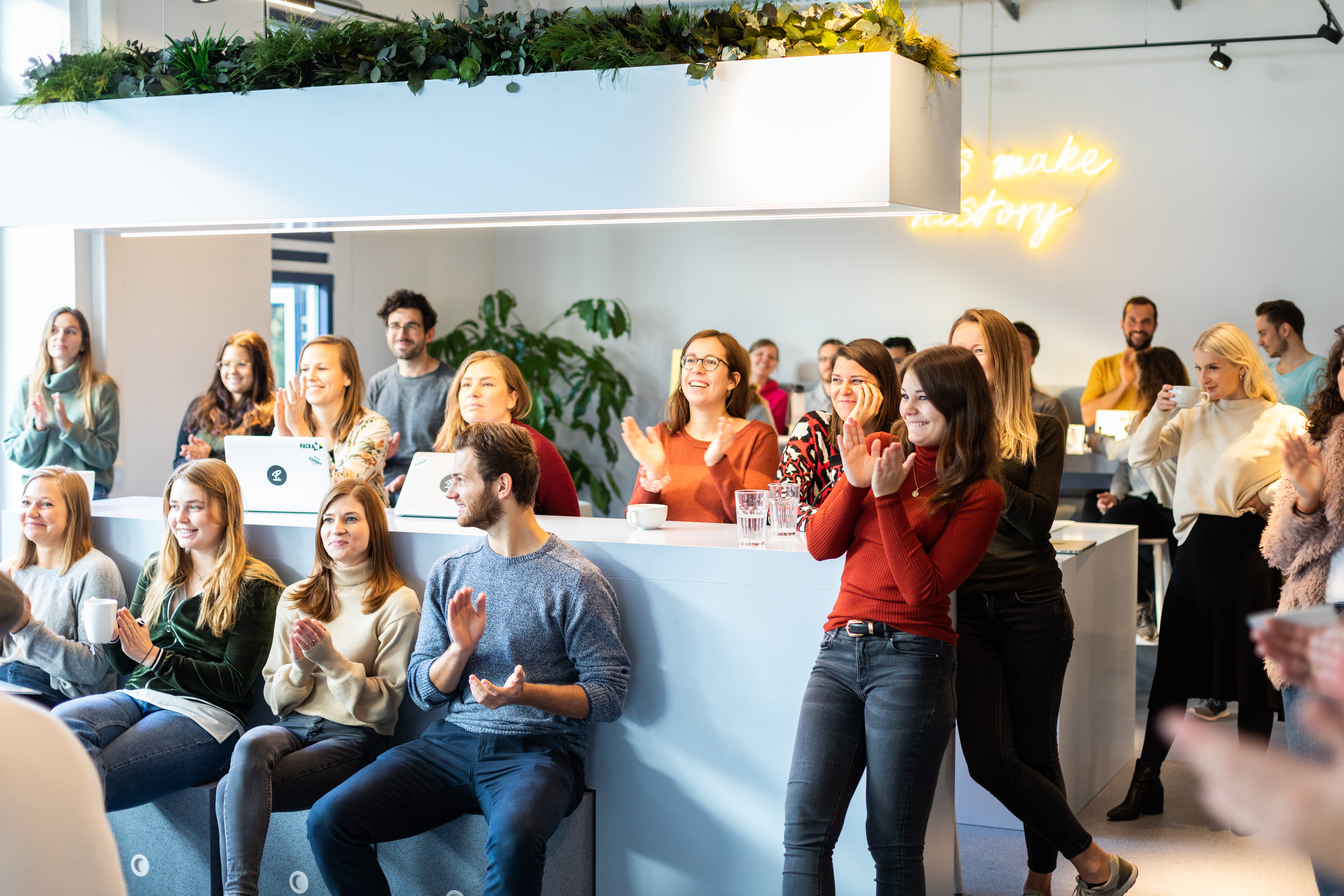 employees reacting to an employee assistance programme announcement