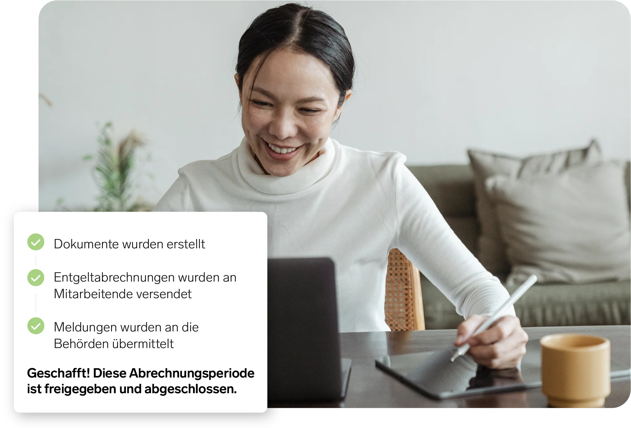 Personio Payroll Genehmigung der Lohnabrechnung