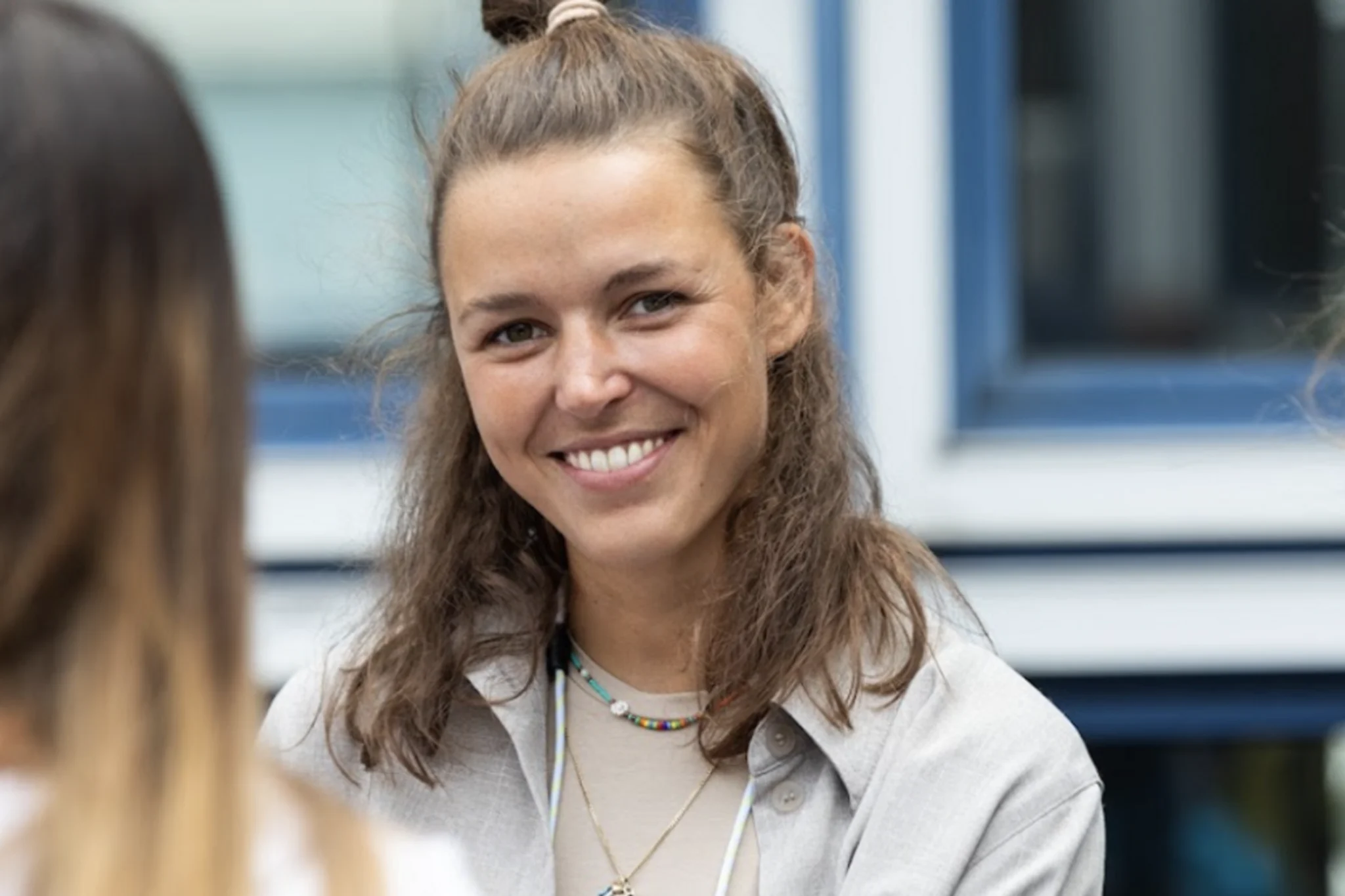 Young woman smiling