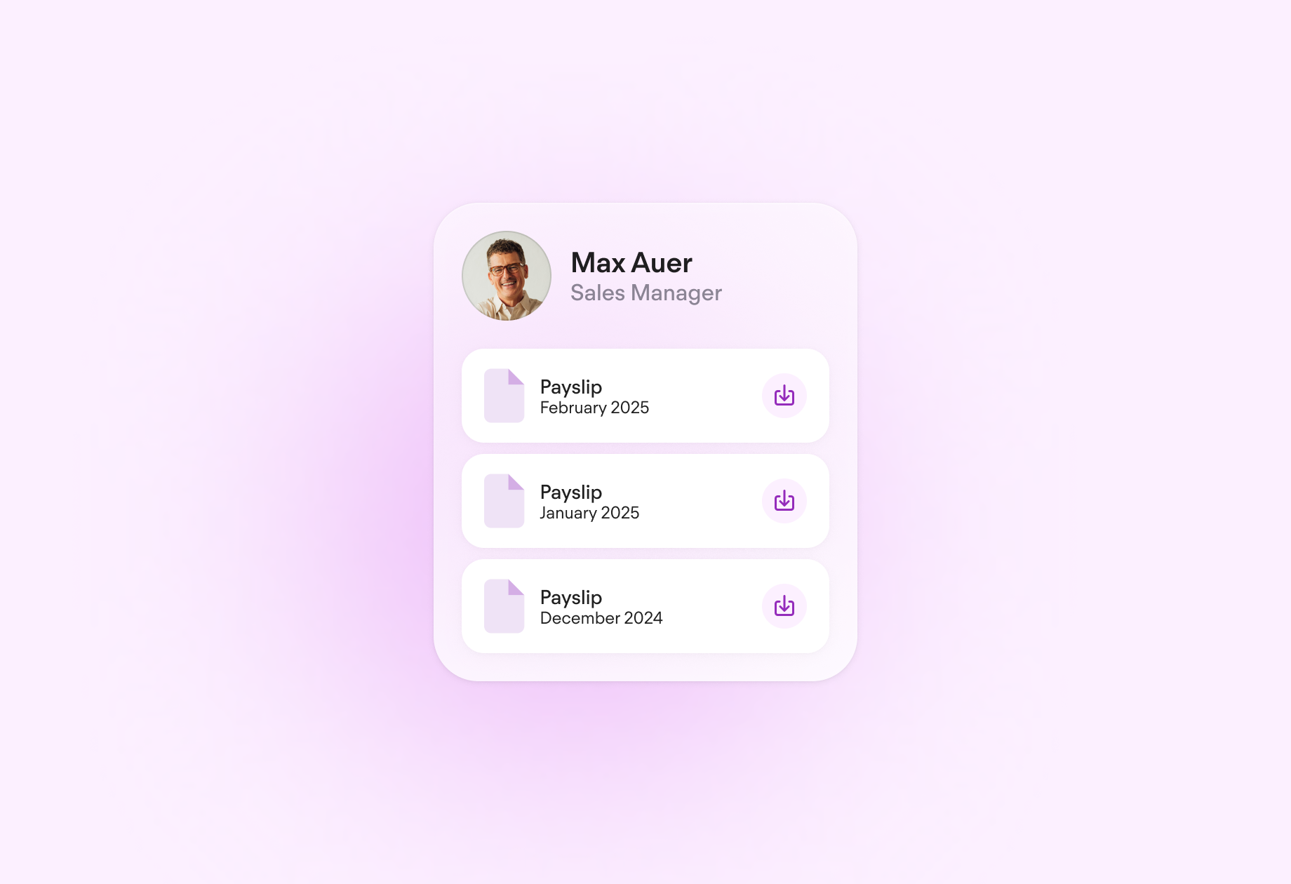 Payslips at your fingertips