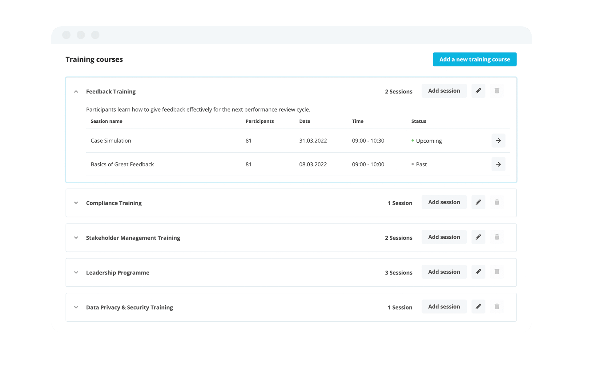 Courses Overview