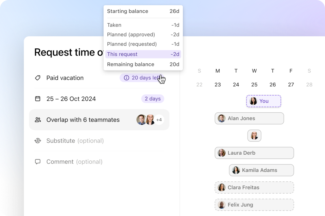 Clearer schedules, smarter planning