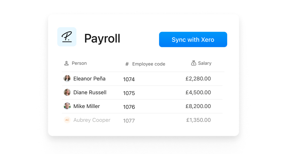 Personio's Integration with Xero | Payroll & HR Software