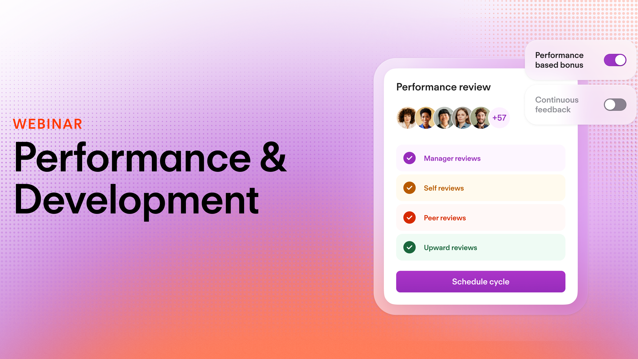 Webinar Perfomance & Development