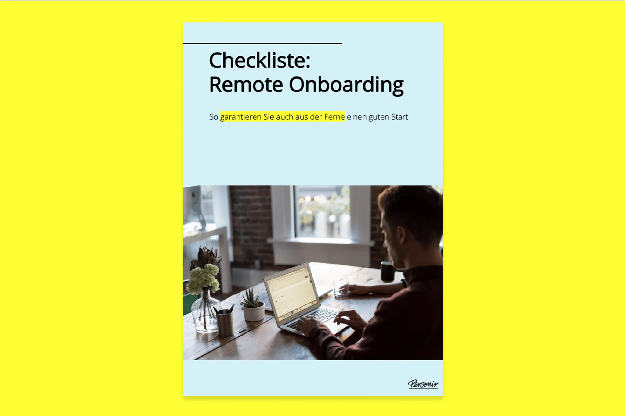 Checkliste Remote Onboarding