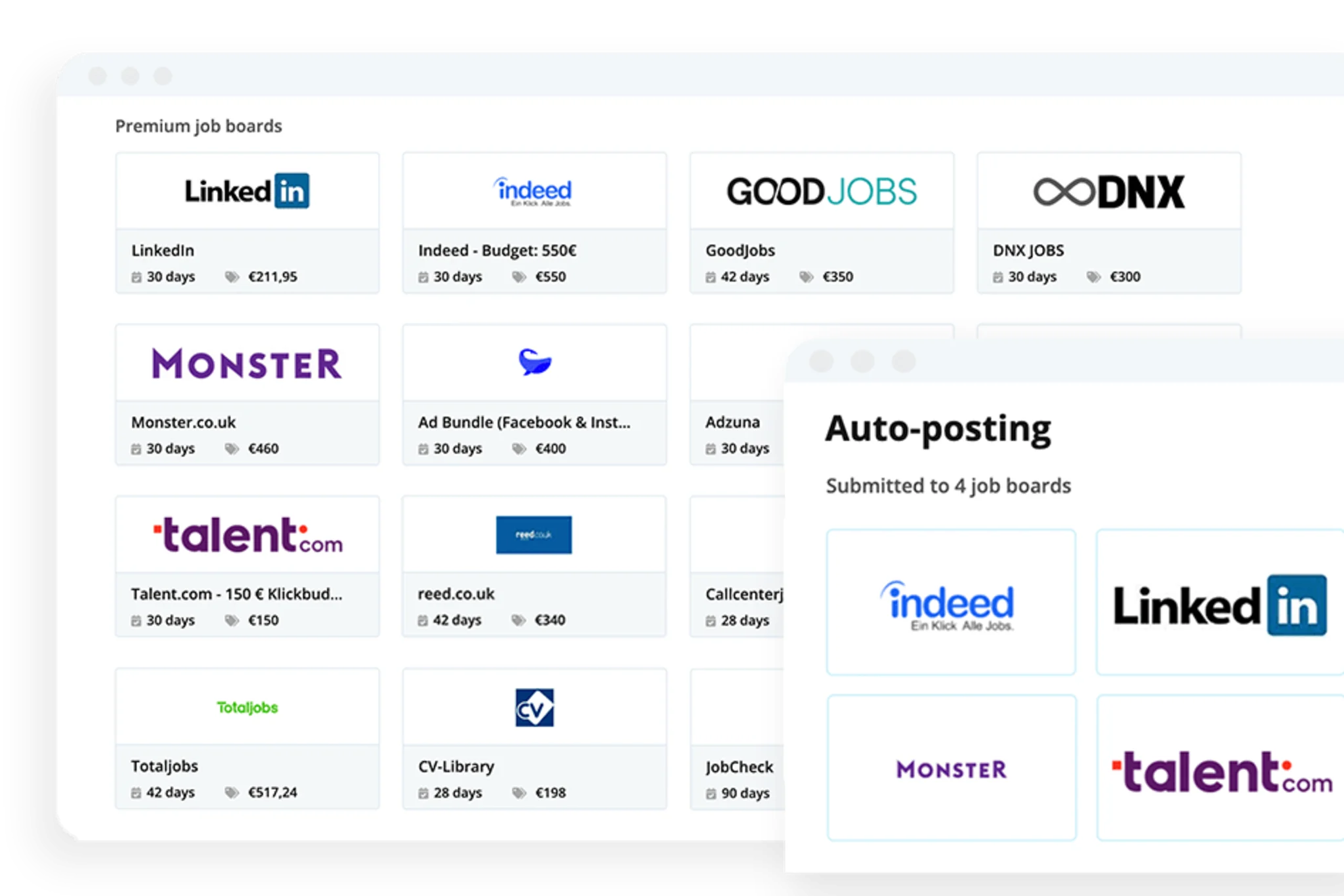 Applicant sourcing Multiposting