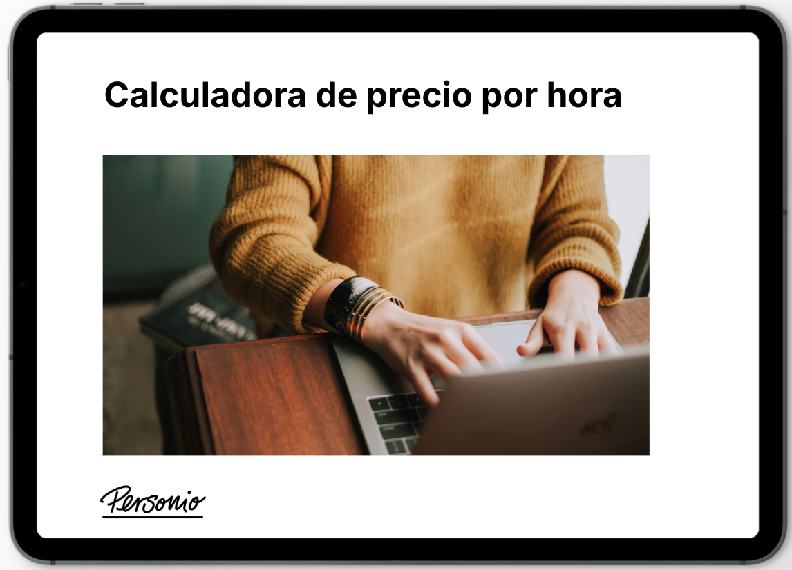 Calculadora precio hora