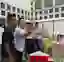 Minh celebrating
