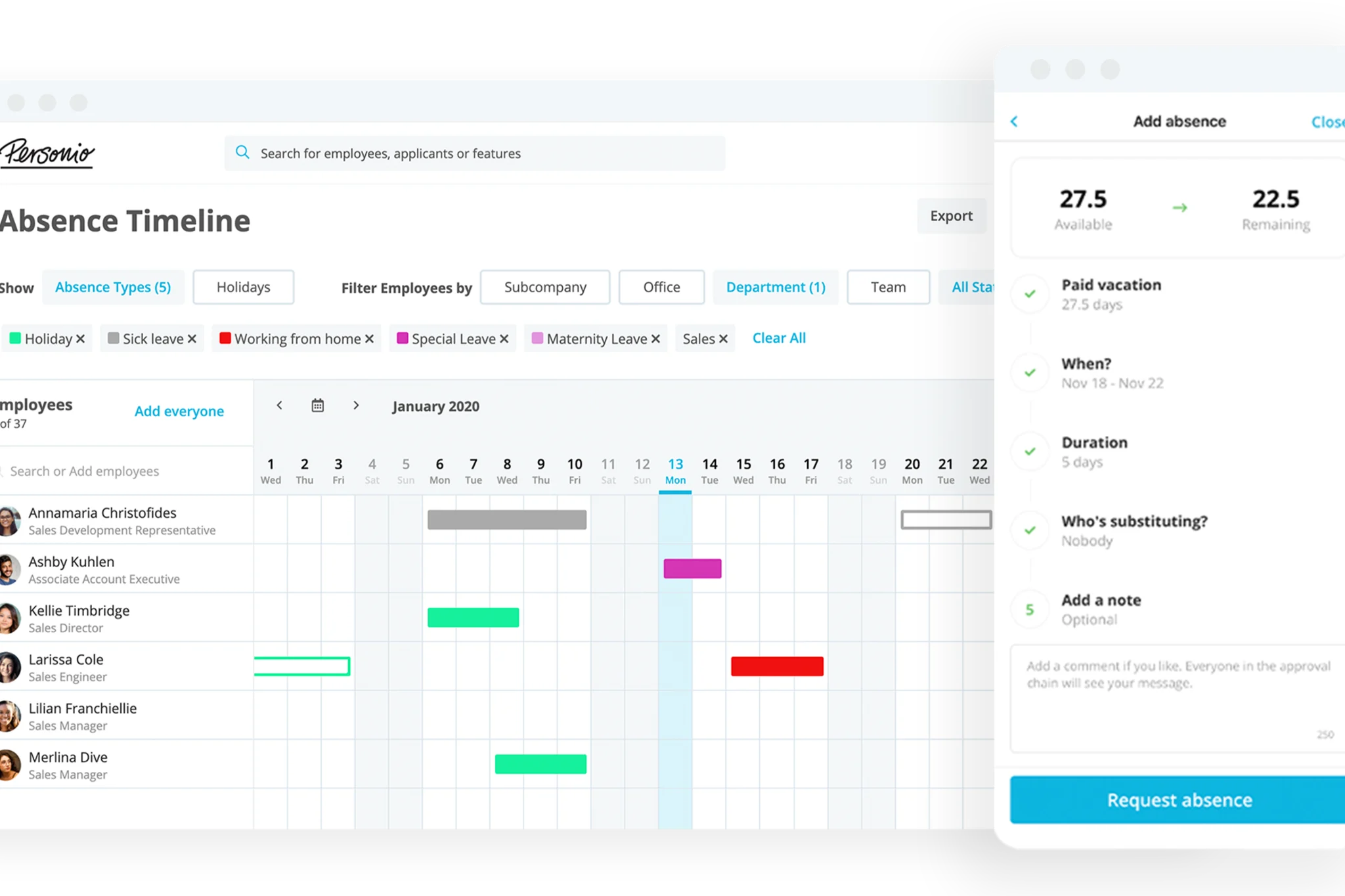 Absence Management Software on Different Devices