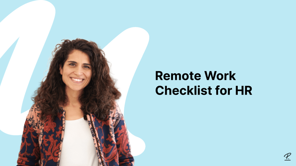 Cover remote work checklist