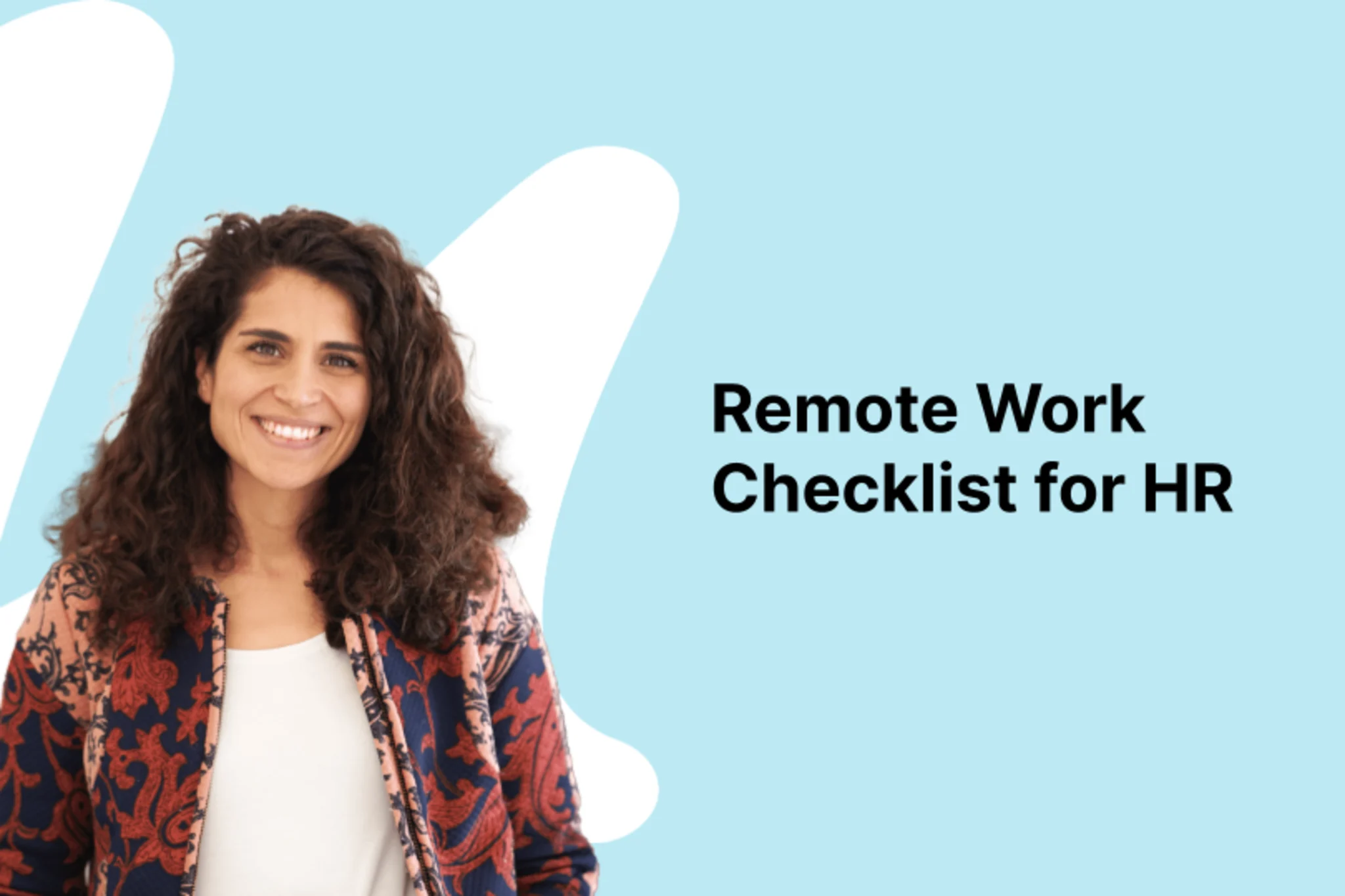 Cover remote work checklist