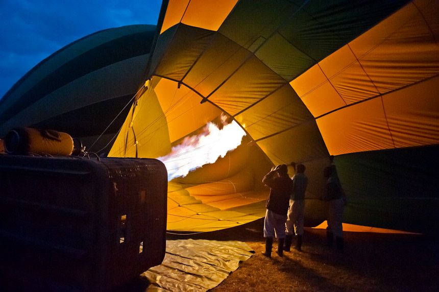 Hot air balloon Masai Mara 