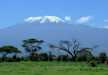 The view of Mt Kilimanjaro from Amboseli National Park.