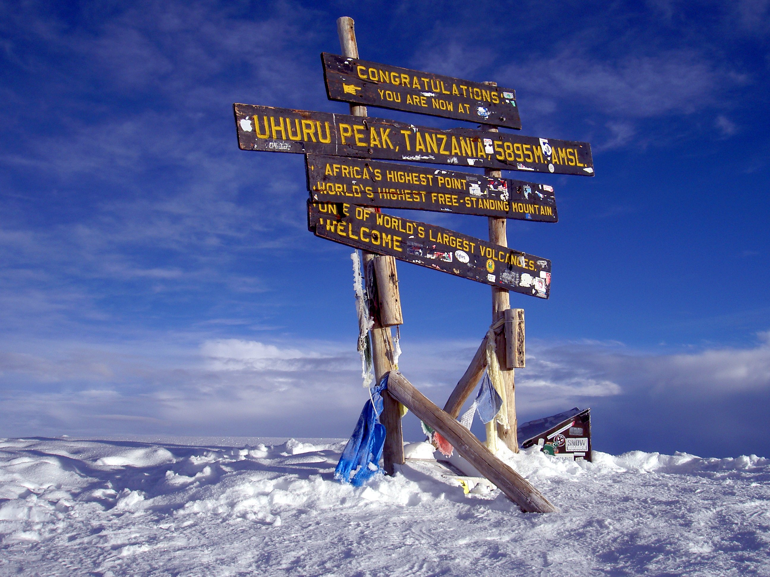 Uhuru Peak Mt. Kilimanjaro