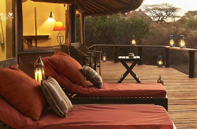 Lounge on the deck