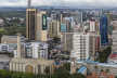 Nairobi City view from one of the Hotels in West lands. 