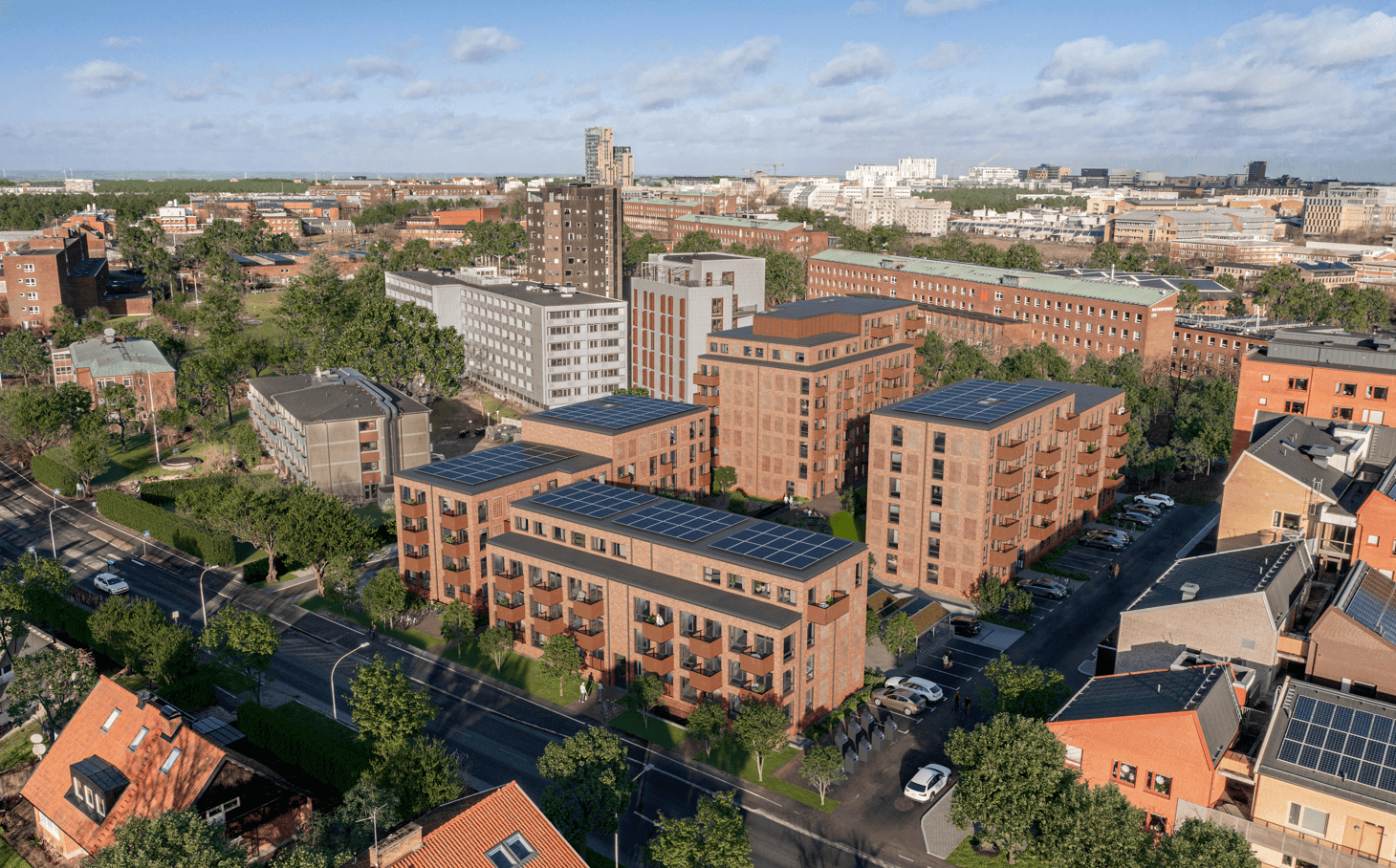 Nya kvadratsmarta hyresrätter i ett attraktivt läge i Lund