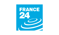 Логотип телеканалу France 24 english