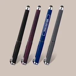 Morar Soft Touch Gel Classic Pen with Stylus Thumbnail