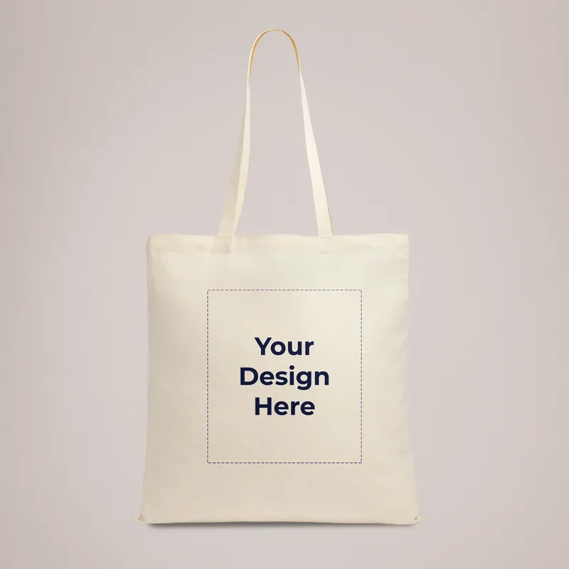 Cotton tote bag with printable area
