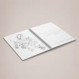 A5 Wiro Bound Booklet | Black Spiral Binding Thumbnail