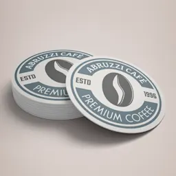 Circular Paper Coasters Thumbnail