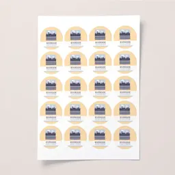 Circle brand stickers Thumbnail