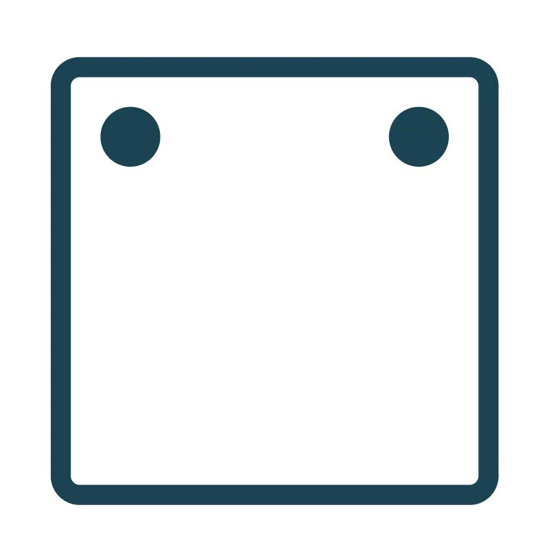 Top corners