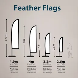 Personalised Flags - Size Guide Thumbnail