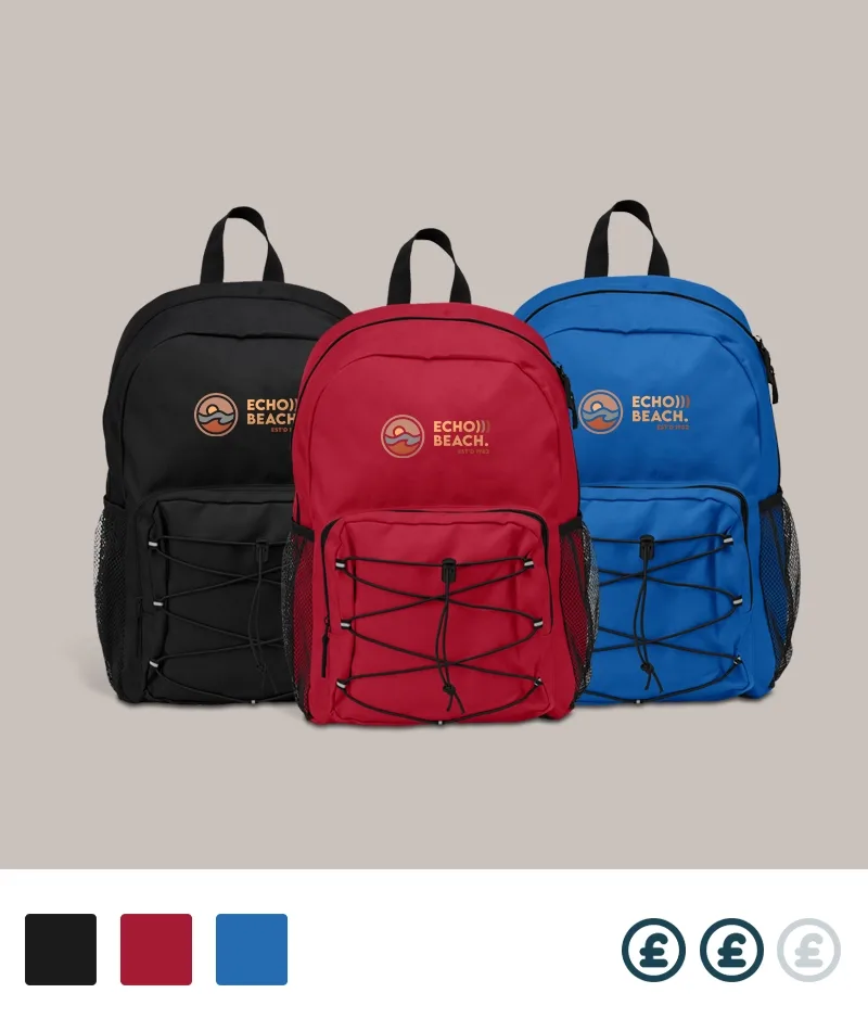 Branded RPET 600D Sports Backpack