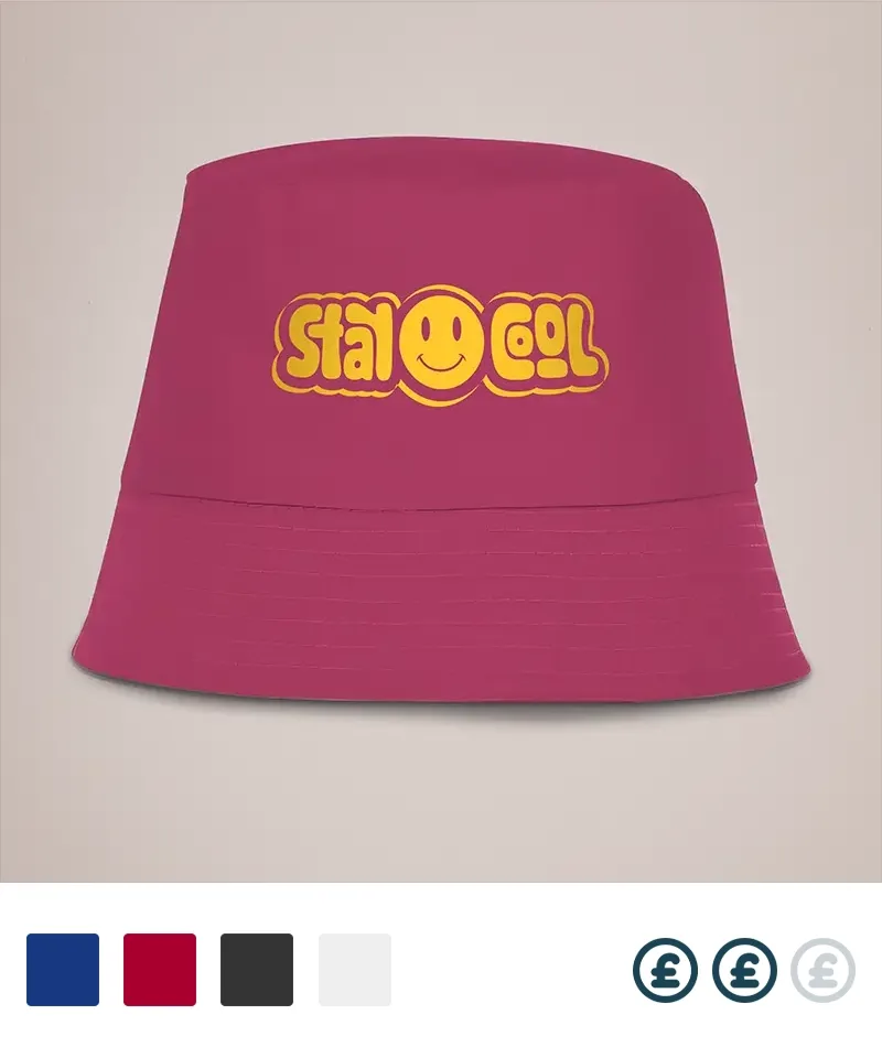 Branded bucket hats