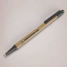 Black Borneo bamboo ballpoint pen Thumbnail