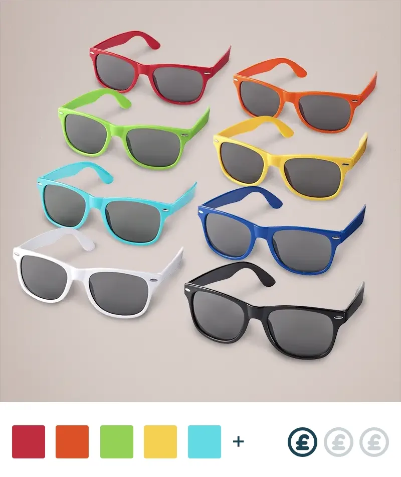 Branded sunglasses - just add your logo or text