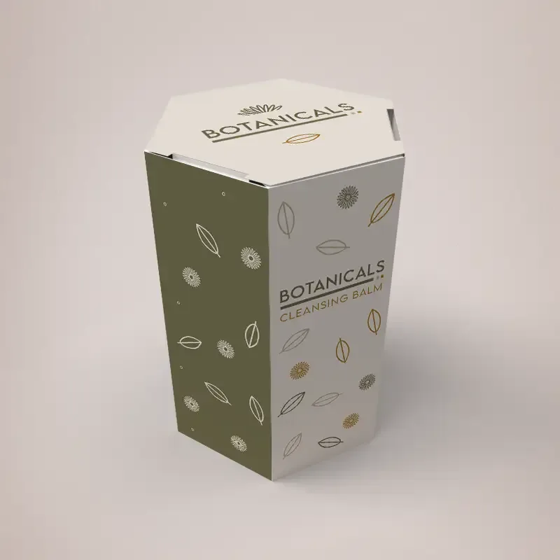 Custom Printed Hexagonal Boxes