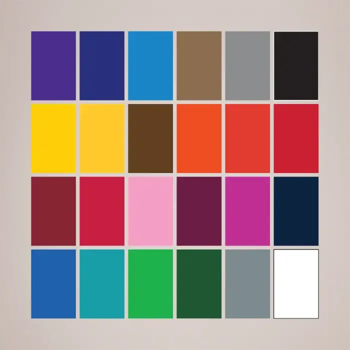 Available Screen Print Ink Colours