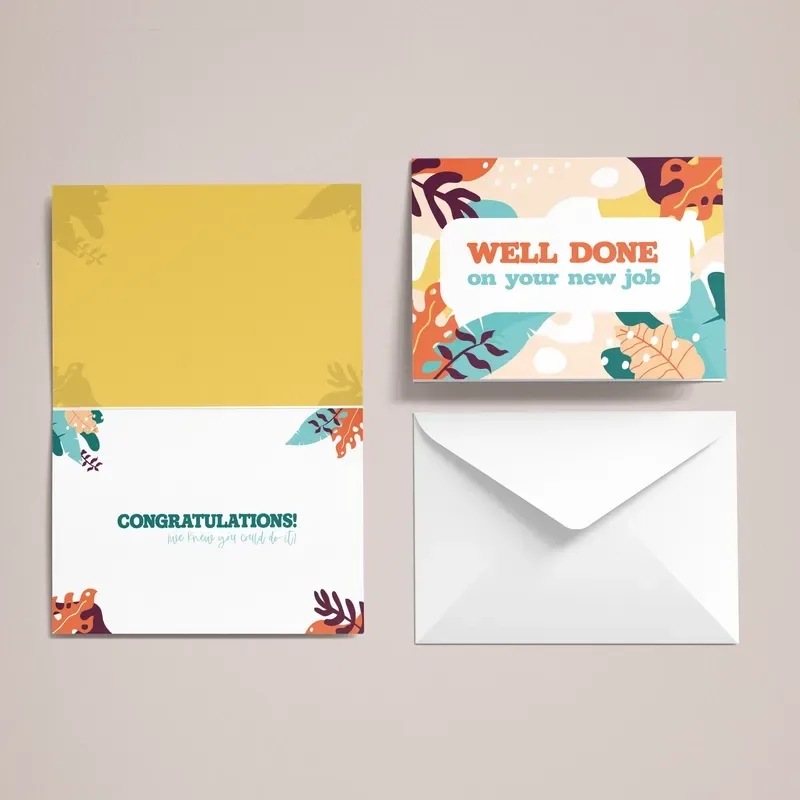 Personalised Card with Envelope – A5 folded to A6