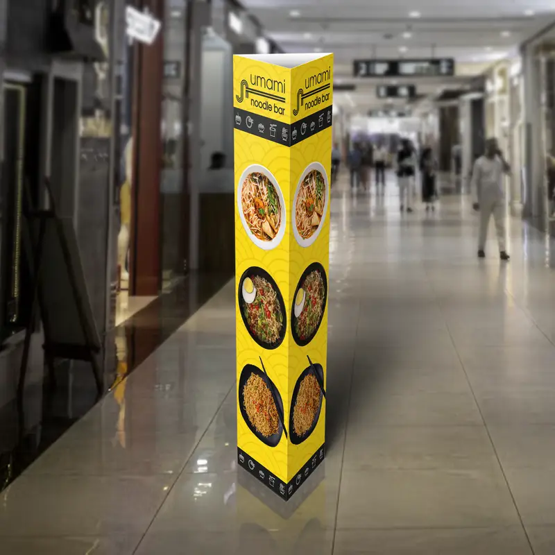Cardboard Totem Stands