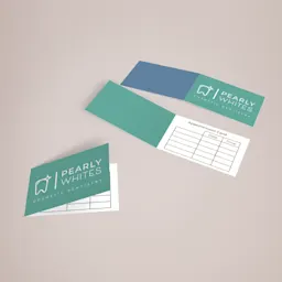 Printed Folded Appointment Cards Thumbnail
