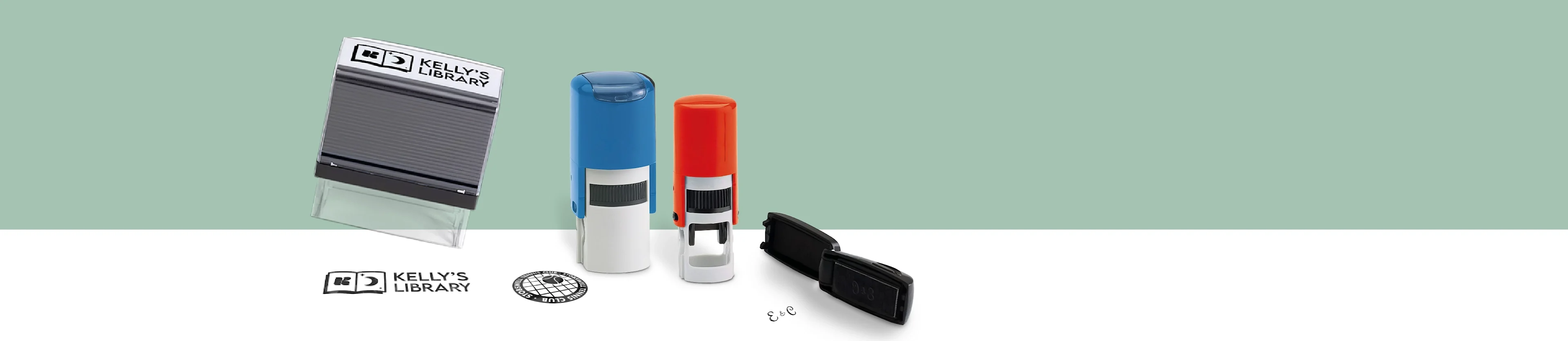 Branded stamps - self-inking