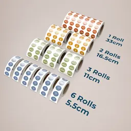 Roll Sizes - Coated Removable Paper (Gloss) Thumbnail