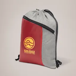 Screen printed drawstring bag Thumbnail