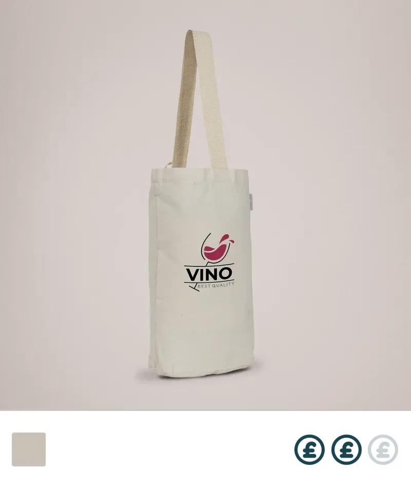 Yell Dual-Bottle Wine Tote Bag product image