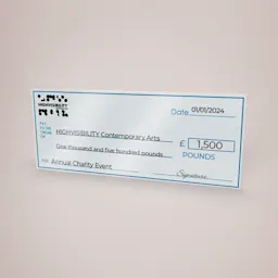 Personalised Giant Cheques Thumbnail