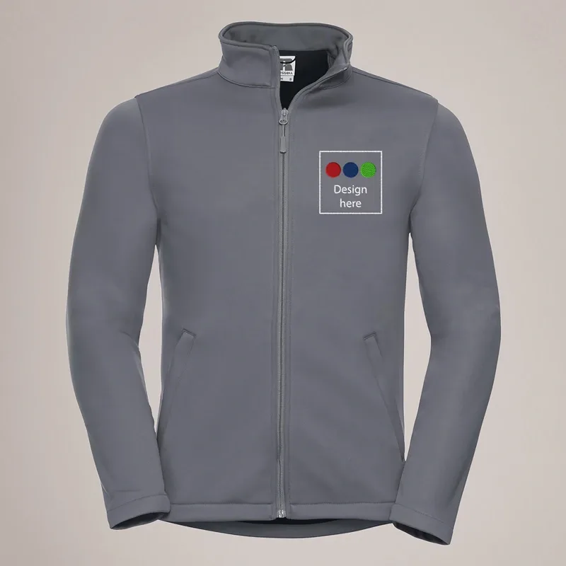 Embroidered Russell Men Smart Softshell Jacket