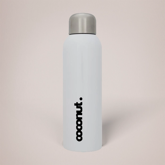 White Guzzle Water Bottle