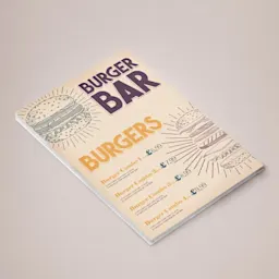 KAPA Tex 5mm Burger Bar Sign Thumbnail