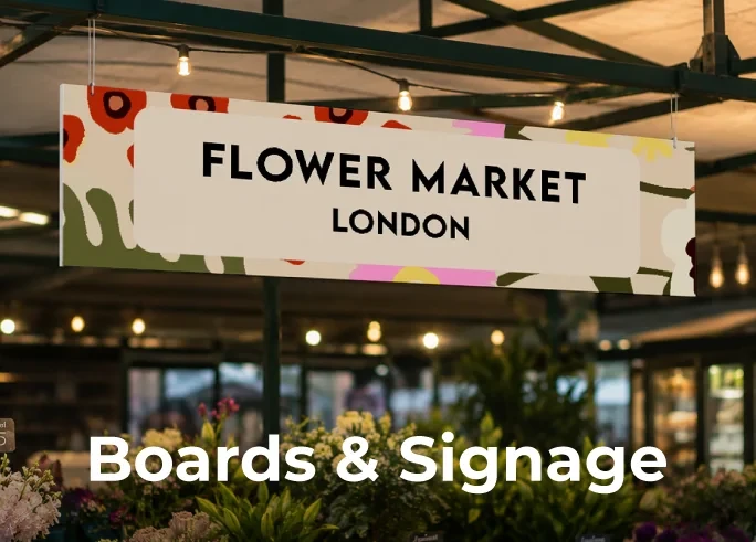 Printed signs