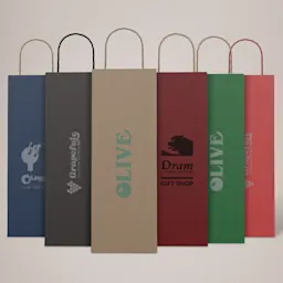 Paper Bottle Bags - All Colours Thumbnail