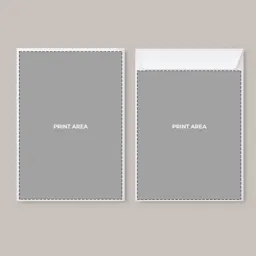 C4 Envelope without window - Print area Thumbnail